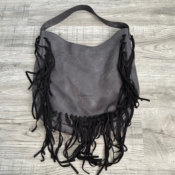 Valentino Leather Fringe Tote - Picture 1 of 14